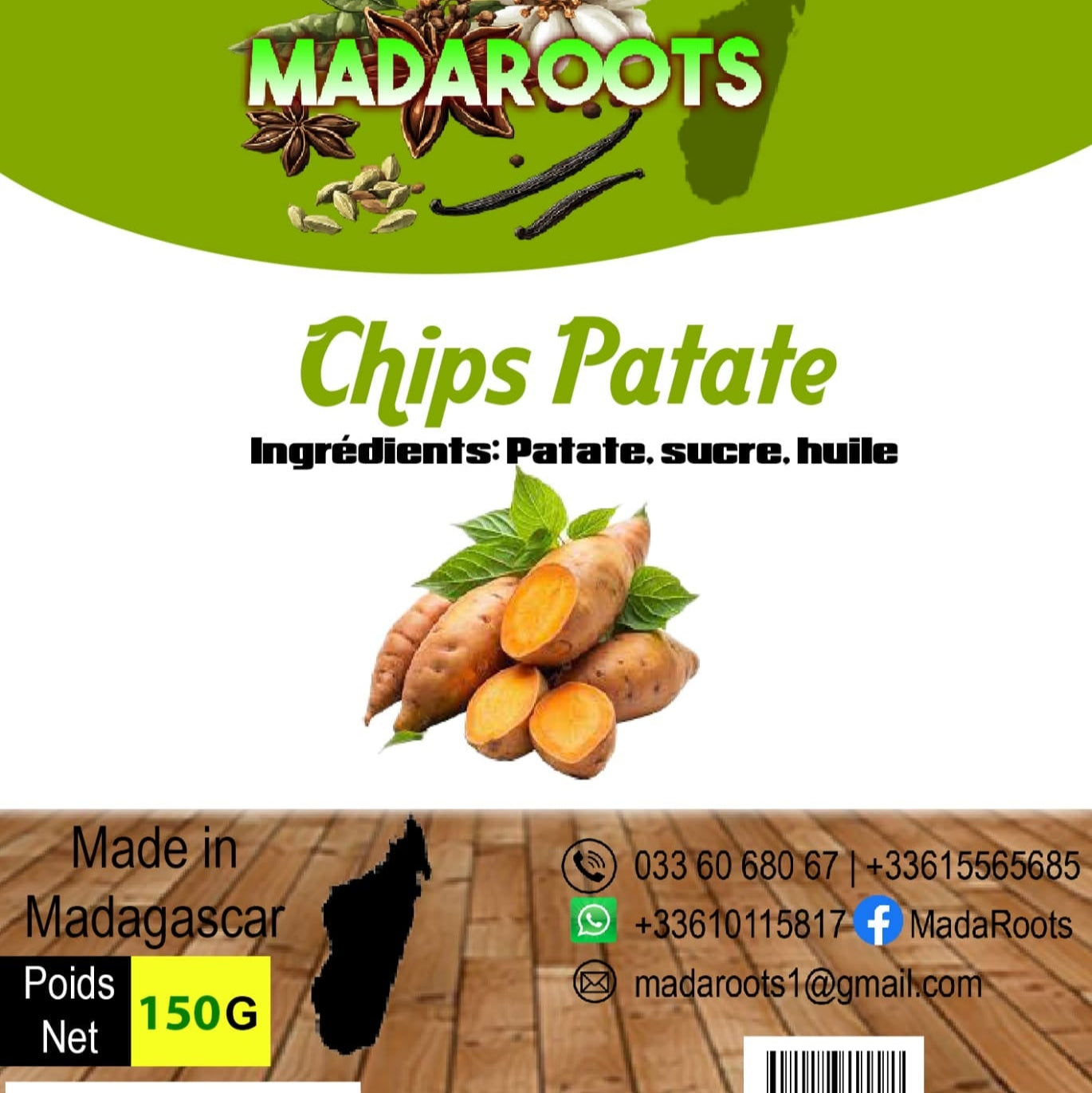 Chips Patate Douce