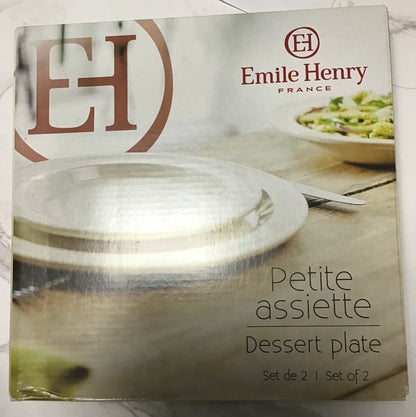 SET DE 2 PETITES ASSIETTES EN CERAMIQUE