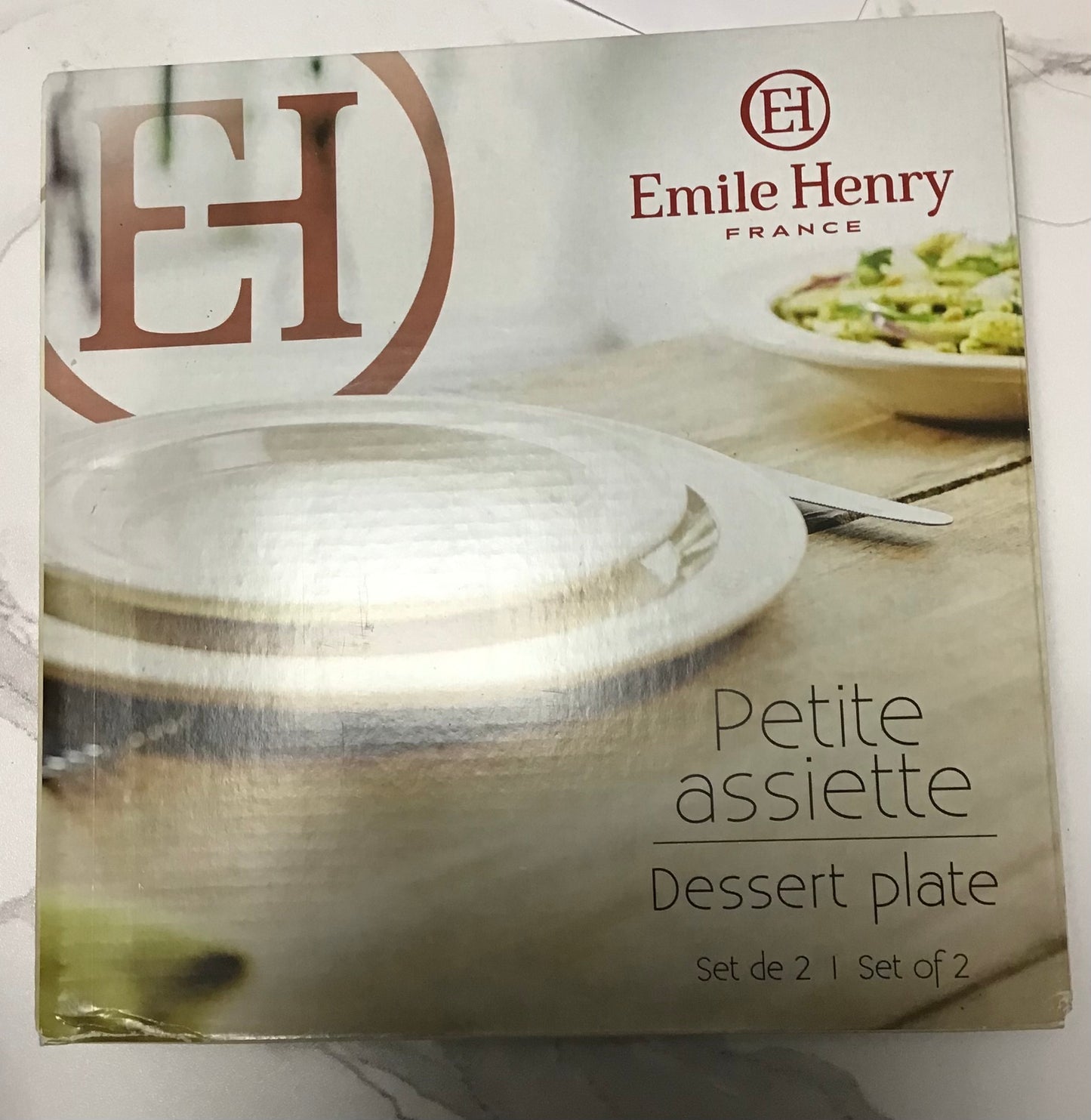 SET DE 2 PETITES ASSIETTES EN CERAMIQUE