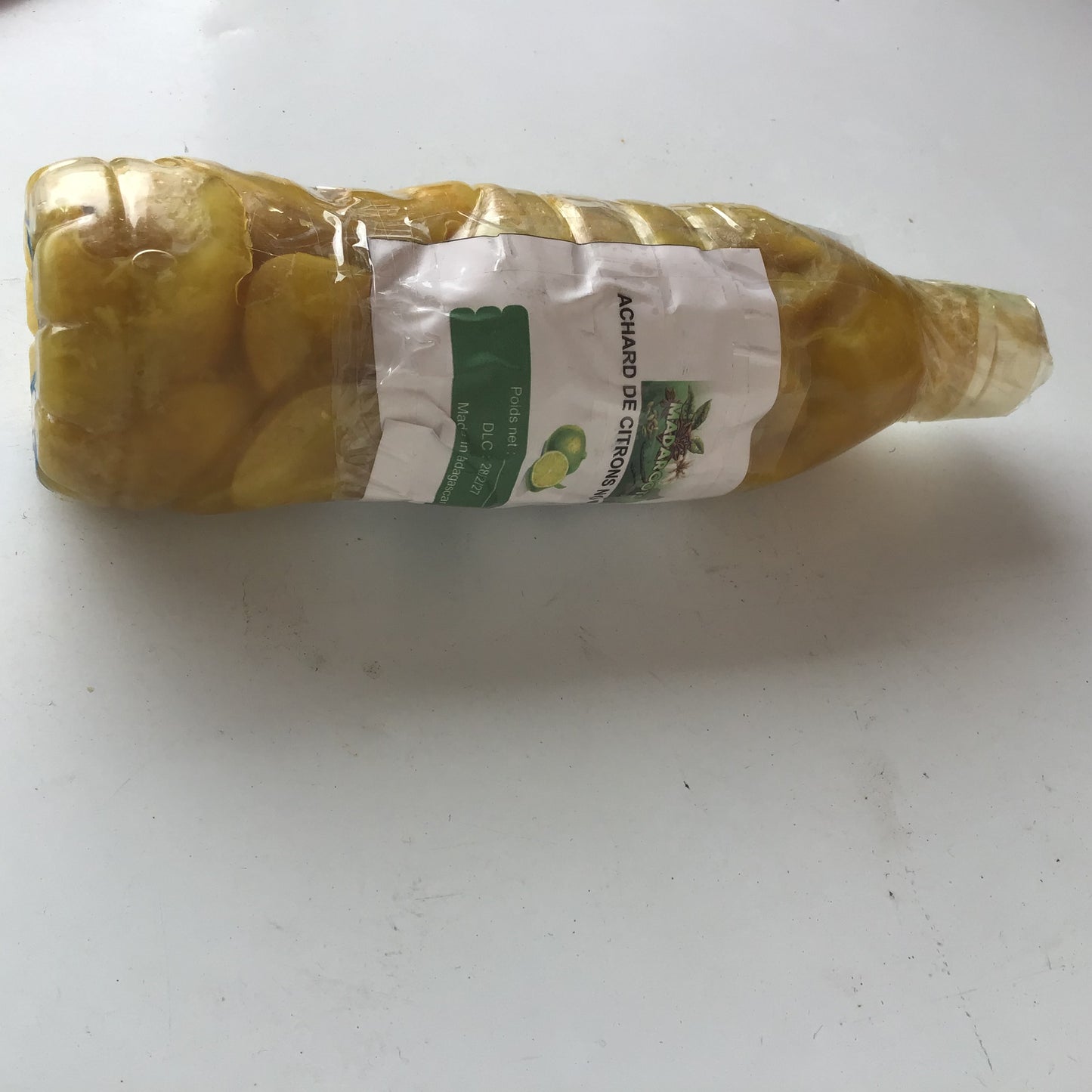 Achard de citron non pimenté