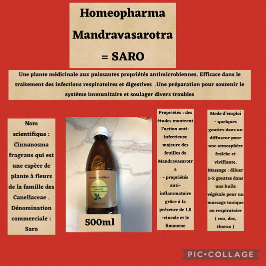 MANDRAVASAROTRA (SARO) HOMEOPHARMA