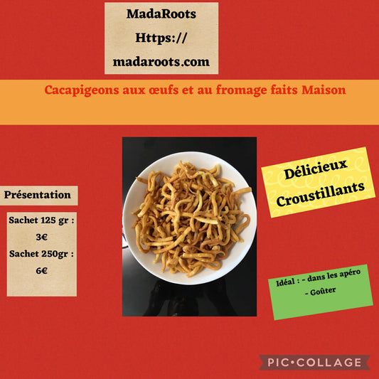 Cacapigeons aux œufs et au fromage