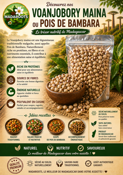 Pois de Bambara "Voanjobory maina"