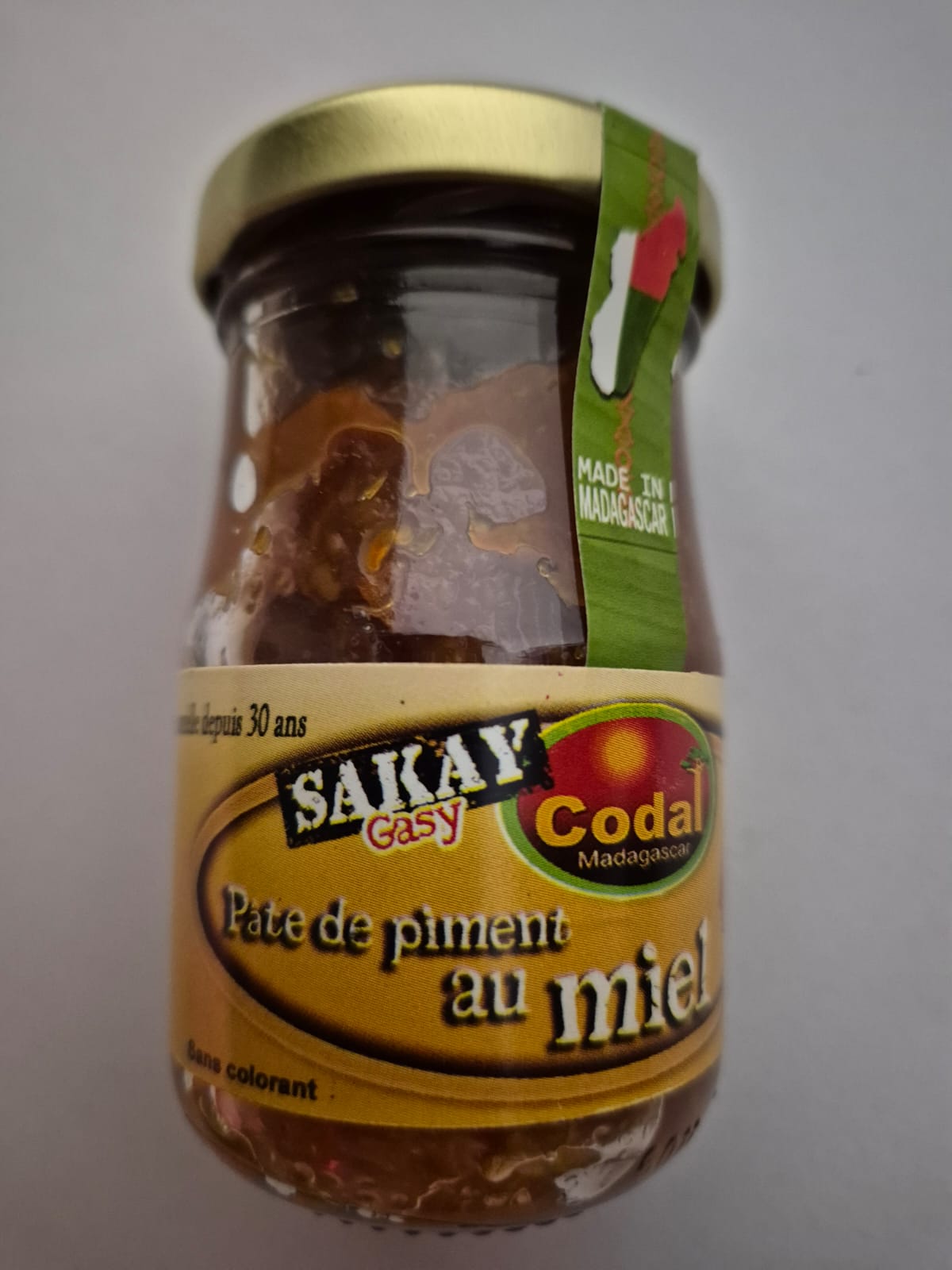 Pâte de piment au miel marque CODAL