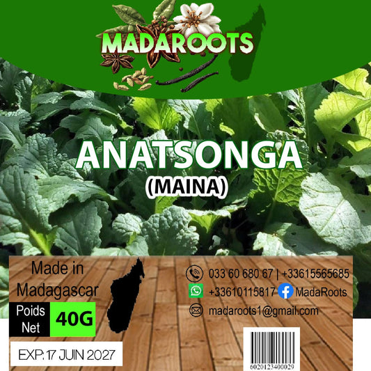 Anatsonga maina - Brèdes moutardes séchées  de Madagascar