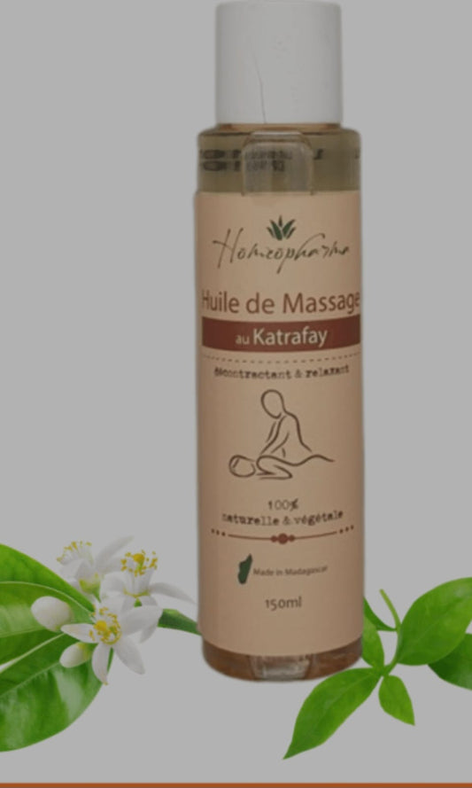 Huile de massage au Katrafay HOMEOPHARMA